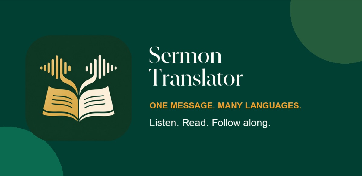 Sermon Translator product preview